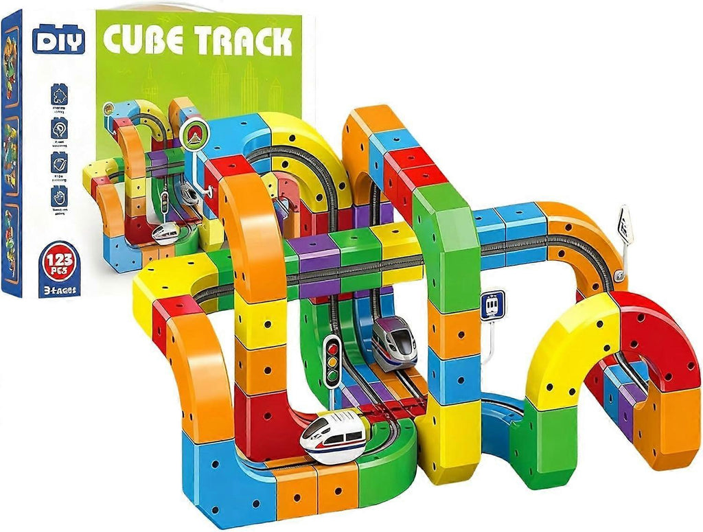 DIY Cube Track – Creatief & Educatief – Magnetische Treinbaan