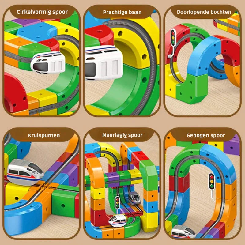 DIY Cube Track – Creatief & Educatief – Magnetische Treinbaan