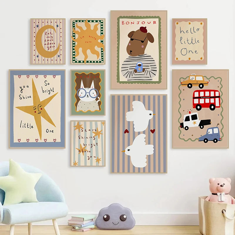 Bohemian Dieren Posters