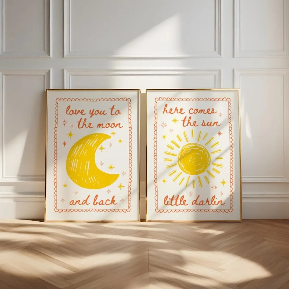 Love You To The Moon and Back Poster