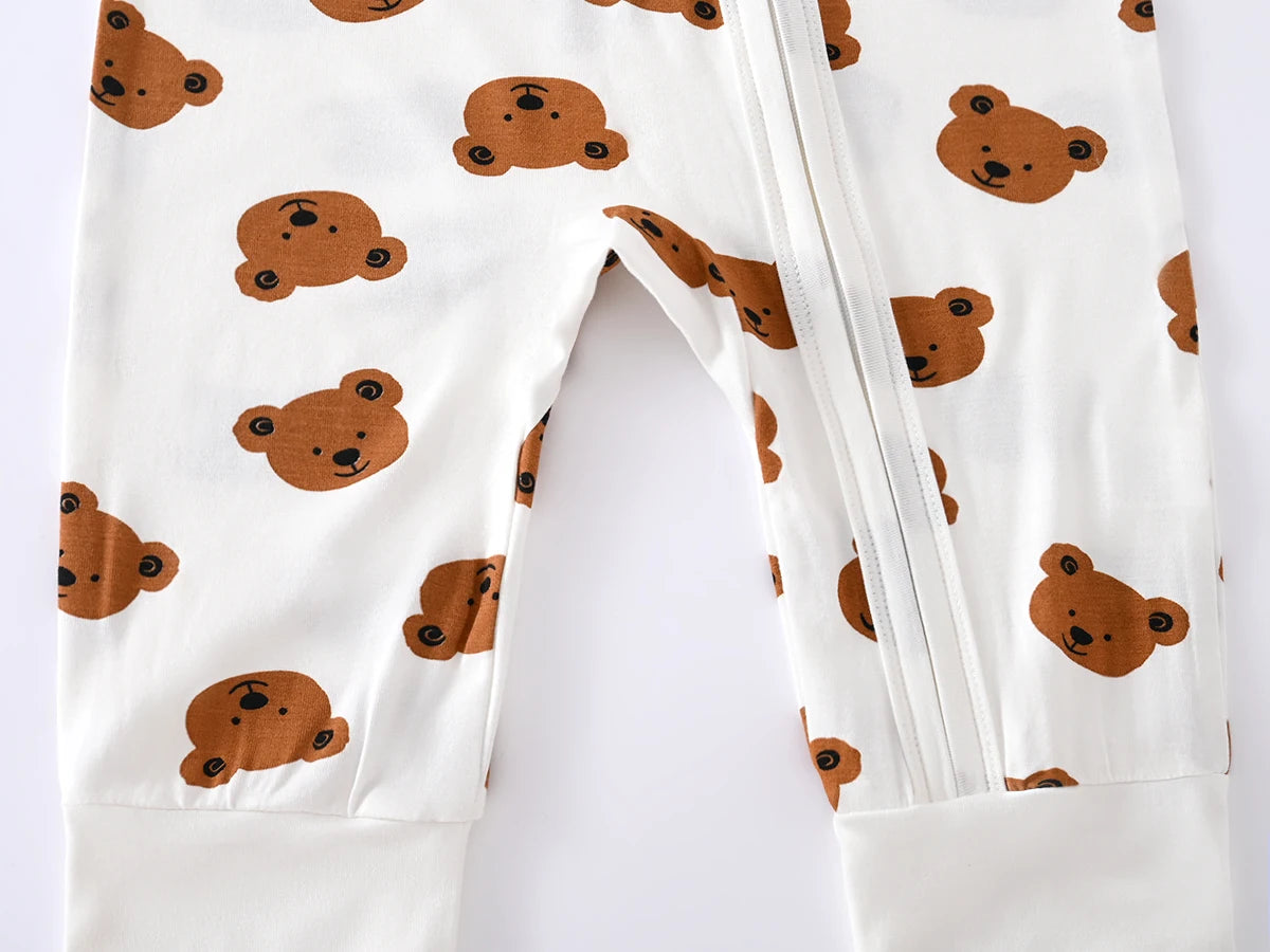 Lange mouwen romper met rits