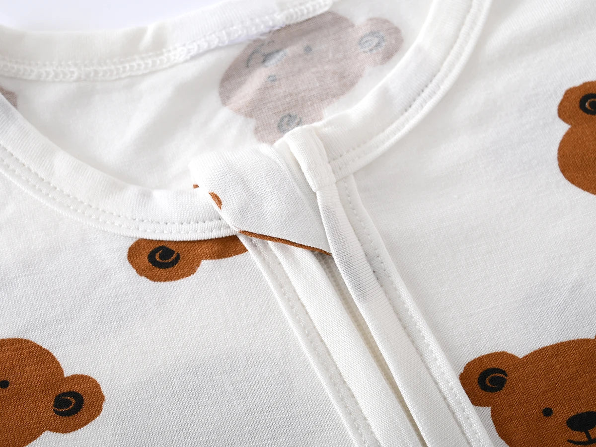 Lange mouwen romper met rits