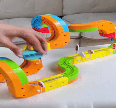 DIY Cube Track – Creatief & Educatief – Magnetische Treinbaan