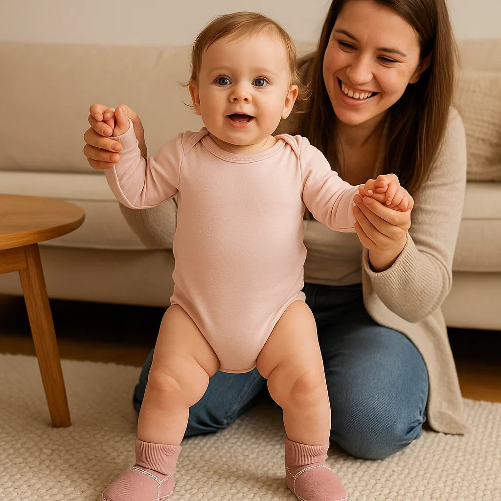 Gevoerde Baby Winter Sokschoentjes